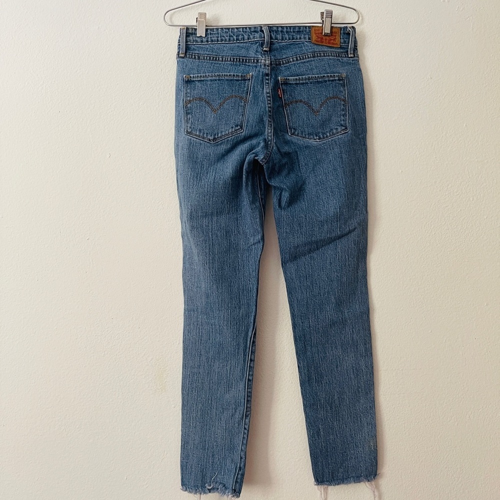 Levi’s high rise skinny cropped jeans